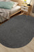 Solid Color Rug Polypropylene Rural Rug Washable Anti-Slip Pet Friendly Area Rug for Living Room