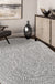 Solid Color Rug Polypropylene Rural Rug Washable Anti-Slip Pet Friendly Area Rug for Living Room