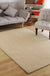 Rural Solid Color Rug Brown Jute Rug Washable Pet Friendly Anti-Slip Backing Area Rug for Living Room