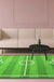 Green Football Field Pattern Rug Polyester Kids Rug Pet Friendly Washable Non-Slip Area Rug for Bedroom