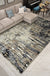 Unique Abstract Rug Multicolor Industrial Rug Polyester Pet Friendly Washable Non-Slip Area Rug for Living Room