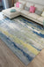 Unique Abstract Rug Multicolor Industrial Rug Polyester Pet Friendly Washable Non-Slip Area Rug for Living Room