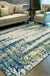 Multicolor Abstract Rug Polyester Industrial Rug Pet Friendly Washable Non-Slip Area Rug for Bedroom