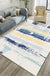 Multicolor Abstract Rug Polyester Industrial Rug Pet Friendly Washable Non-Slip Area Rug for Bedroom