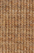 Brown Solid Color Rug Sisal Rural Rug Pet Friendly Washable Non-Slip Area Rug for Bedroom