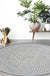 Casual Plain Rug Grey Rural Rug Jute Pet Friendly Washable Non-Slip Area Rug for Decoration