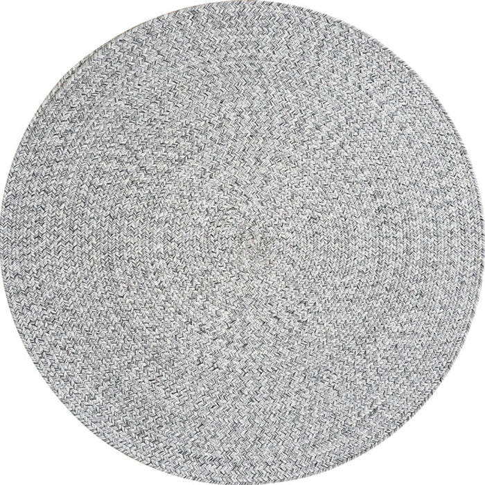 Casual Plain Rug Grey Rural Rug Jute Pet Friendly Washable Non-Slip Area Rug for Decoration