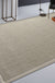 Casual Plain Rug Beige Rural Rug Jute Pet Friendly Washable Non-Slip Area Rug for Decoration