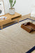 Simple Plain Rug Brown Rural Rug Jute Pet Friendly Washable Non-Slip Area Rug for Decoration