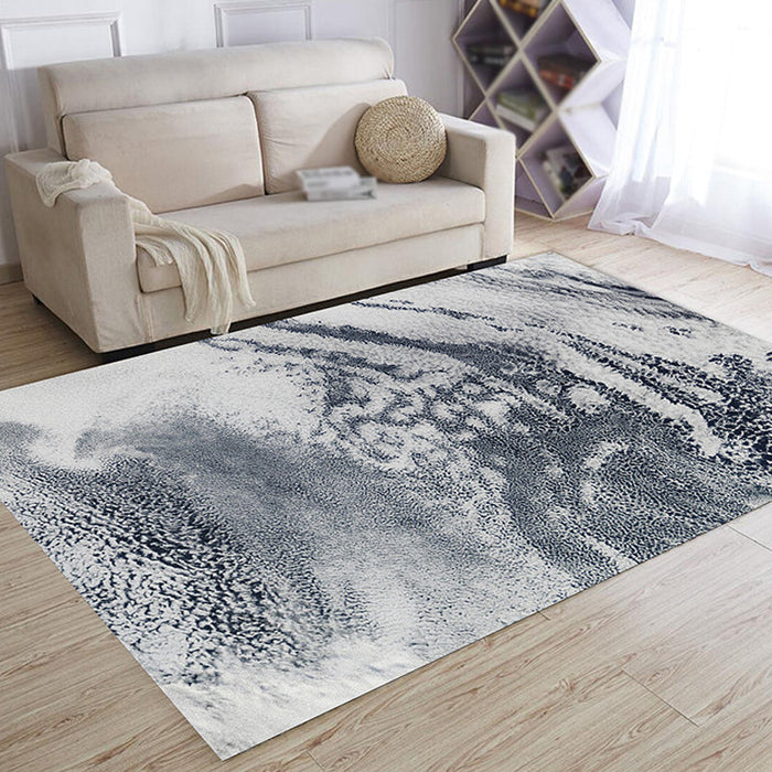 Fancy Abstract Rug Multicolor Industrial Rug Polyester Pet Friendly Washable Non-Slip Area Rug for Bedroom