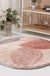 Pink Parlour Area Rug Modernist Colorblock Indoor Rug Polyester Washable Pet Friendly Carpet