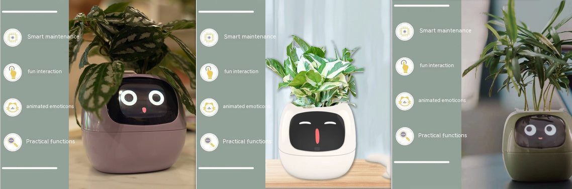 Facial Expression Control Intelligent Flower Pot