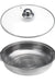 Steamer Cooker Pot Set Pan Cook Food Glass Lids Stainless Steel 28CM