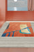 Modernist Abstract Rug Multicolor Polyester Rug Anti-Slip Pet Friendly Washable Area Rug for Living Room