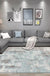 Industrial Living Room Rug Abstract Rug Polyester Washable Non-Slip Pet Friendly Area Rug