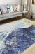 Creative Industrial Indoor Rug Polyester Abstract Carpet Non-Slip Backing Pet Friendly Area Rug for Parlour