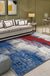 Creative Industrial Indoor Rug Polyester Abstract Carpet Non-Slip Backing Pet Friendly Area Rug for Parlour