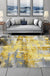 Industrial Abstract Area Rug Polyester Carpet Anti-Slip Pet Friendly Washable Rug for Sitting Room