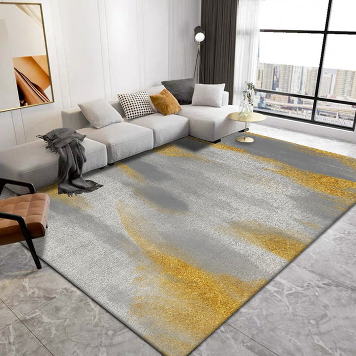 Creative Industrial Rug Polyester Watercolor Pattern Carpet Pet Friendly Area Rug for Bedroom