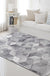 Dark Geometric Pattern Rug Synthetics Creative Carpet Anti-Slip Area Rug for Home Decoration