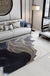 Trendy Flowing Swirls Rug Dark Color Synthetics Carpet Easy Care Anti-Slip Area Rug for Living Room