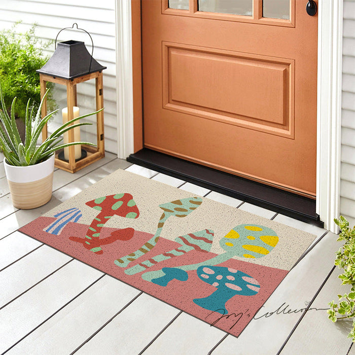 Feblilac Morandi Mushroom PVC Coil Door Mat