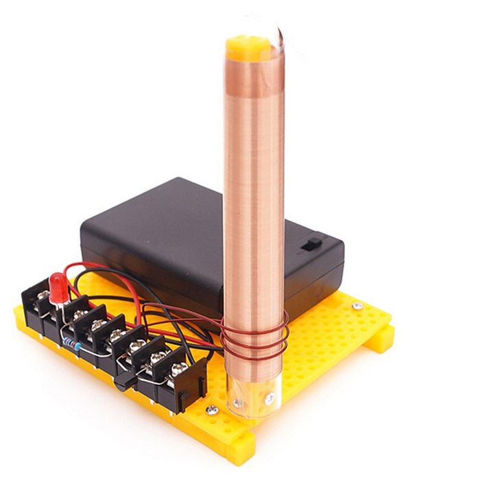 Mini Bobina Tesla Tubo DIY Kits Scientifico Fisico Giocattolo Sperimentale Tesla Coil Module