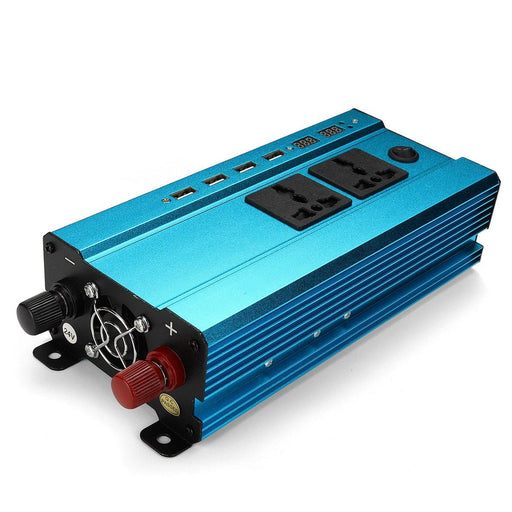 1000W/500W 4USB Interface Solar Power Inverter 12V/24V DC to 220V AC Converter Charger