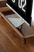 Black Walnut Solid Wood Glass Laptop Desktop Riser