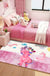 Dreamy Fairy Tale Area Rug Pastel Color Cartoon Rug Polypropylene Stain Resistant Carpet for Nursery