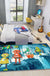 Dreamy Fairy Tale Area Rug Pastel Color Cartoon Rug Polypropylene Stain Resistant Carpet for Nursery