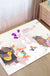 Dreamy Fairy Tale Area Rug Pastel Color Cartoon Rug Polypropylene Stain Resistant Carpet for Nursery