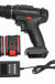 68VF Cordless Lithium-Ion Drill/Driver Rechargable Electric Drill Adjustable 3200r/min 2 Speed Hand Drill With 1 Or 2 Battery