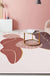 Modern Abstract Rug Pink Polyester Area Rug Pet Friendly Washable Non-Slip Backing Area Rug for Sitting Room