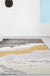 Industrial Style Rug with Colorful Cement Pattern Indoor Pet Friendly Polyester Area Rug