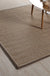 Stylish Rural Rug Brown Plain Rug Pet Friendly Washable Non-Slip Area Rug for Living Room