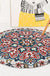 Red Americana Rug Polyester Southwestern Rug Non-Slip Backing Area Rug for Bedroom