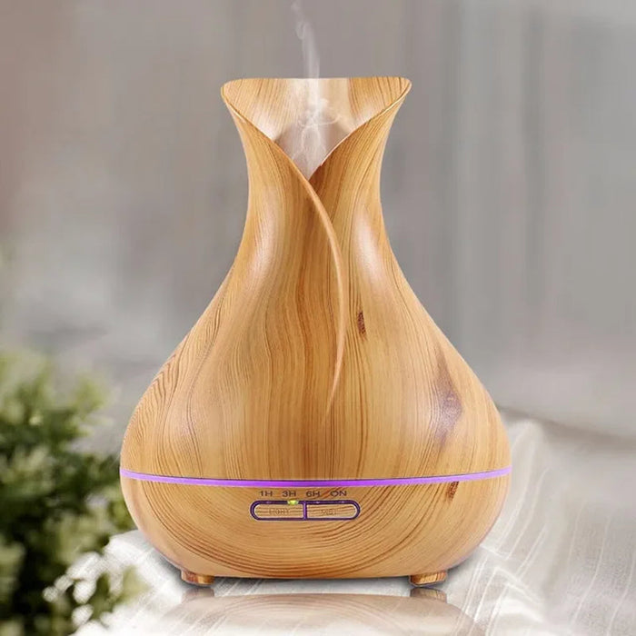 Essential Oil Diffuser Mist Maker Fogger 500ML Large Capacity Ultrasonic Air Humidifier with LED Lights for Home Aroma Diffuser