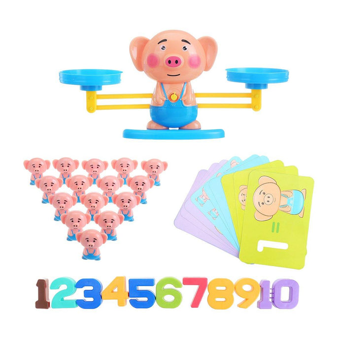 Animals Number Balance Math Toys Educational Toys Preschool Toddler Balancing Mathematics Game