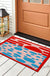 Feblilac Pink Sky and Sea PVC Coil Door Mat