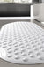 Feblilac TPE Blue/Grey/White Checkboard Stereoscopic Vision Suction Cups Tub Rug, Anti Slip Bathtub Mats