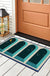 Feblilac Blue Background Window Night Sky PVC Coil Door Mat