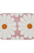 Feblilac Oval Colorful Daisy Tufted Bath Mat