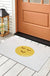 Feblilac Cute Egg Yellow PVC Coil Door Mat