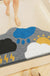 Feblilac Clouds and Sun Tufted Bath Mat