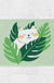 Feblilac Monstera Cat Tufted Bath Mat