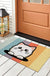 Feblilac Rainbow Cat PVC Coil Door Mat