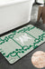 Feblilac Baroque Pigeon Tufted Bath Mat