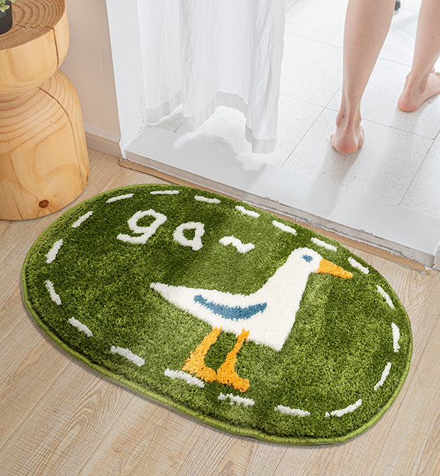 Cute Little Duck Bath Mat, Water-Absorbent Mat for Bath Shower