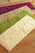 Feblilac Rectangular Solid Green Tufted Bath Mat